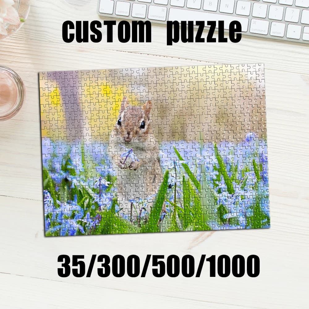 35/300/500/1000 pezzi Puzzle personalizzato con foto, ritratto fotografico, giocattoli personalizzati per bambini, regali