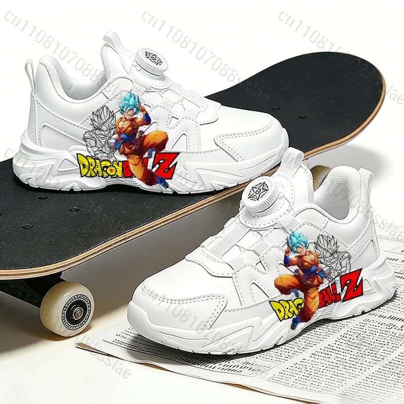 Scarpe sportive da corsa per bambini, ragazzi, adolescenti, studenti, con motivo Dragon Ball Anime, leggere, resistenti all'usura, facili da indossare, regalo