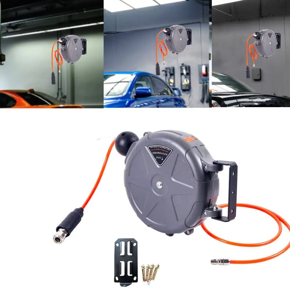 Automatic Retractable Retractable Wrap for Car Swivel Bracket 180 for Heavy Duty Duty Telescopic Wrap for Garden Wrap Accessories