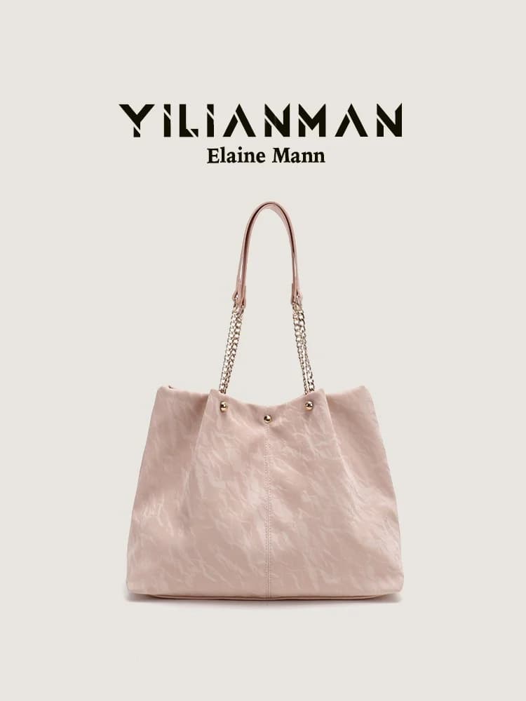 Elegant Women's Tote Bag Commuter Underarm Handbag Large Capacity Casual Minimalist Style Double Strap Magnetic Buckle Closure