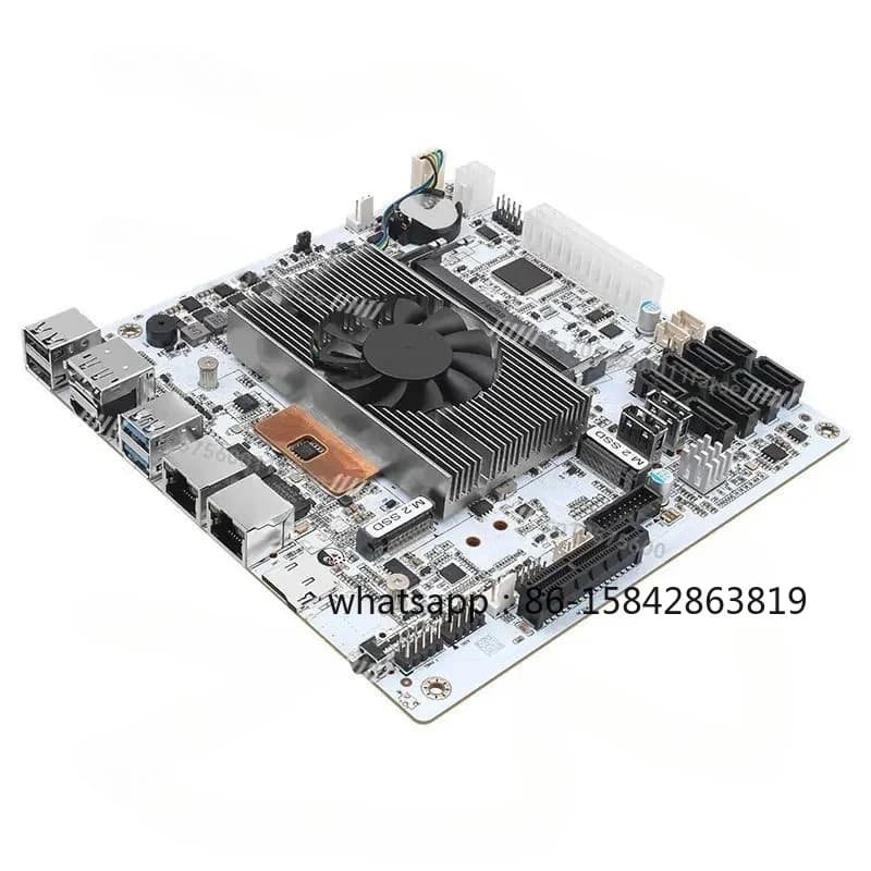 Scheda madre NAS a 8 alloggiamenti, Intel i5-8265UES, 8×SATA3.0 integrati, Dual M.2 NVMe, Dual Channel DDR4, Mini-ITX per server di archiviazione domestica