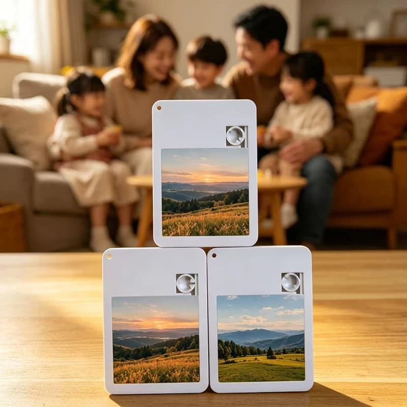 Accessori per Borse Personalizzati, Ciondolo con Foto, Puzzle Animato in Acrilico, Cornice Portafoto per Decorazione Casa, Regalo