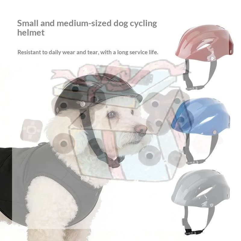 Caschi per Cani in Plastica alla Moda e Resistenti, con Fori di Ventilazione, Regolabili, Cappello Giocattolo per Cuccioli, Casco di Sicurezza per Animali Domestici, Accessori per Animali