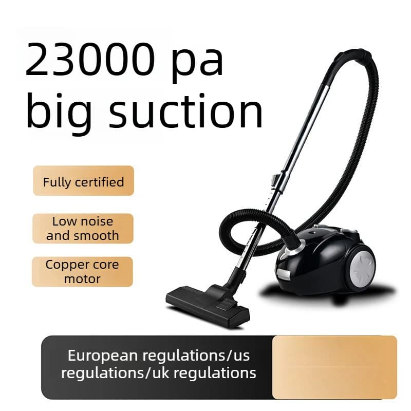 Household Canister Vacuum Cleaner Powerful Carpet Vacuum for Bedroom Living Room Multifunctional Horizontal Vacuum Cleaner