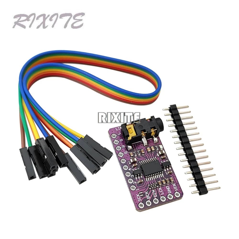 1-5PCS PCM5102A DAC Decoder GY-PCM5102 I2S Module Reader for Raspberry Pi PHAT Format Digital Audio Card
