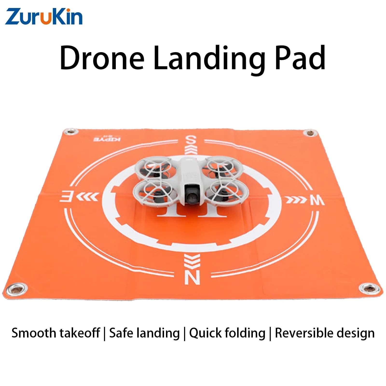 Universal Durum Landing Platform, PU Leather Raincoat, Two Side Foldable, for DJI Neo Mini 4 Pro Air 3 Mavic Pro, Accessory