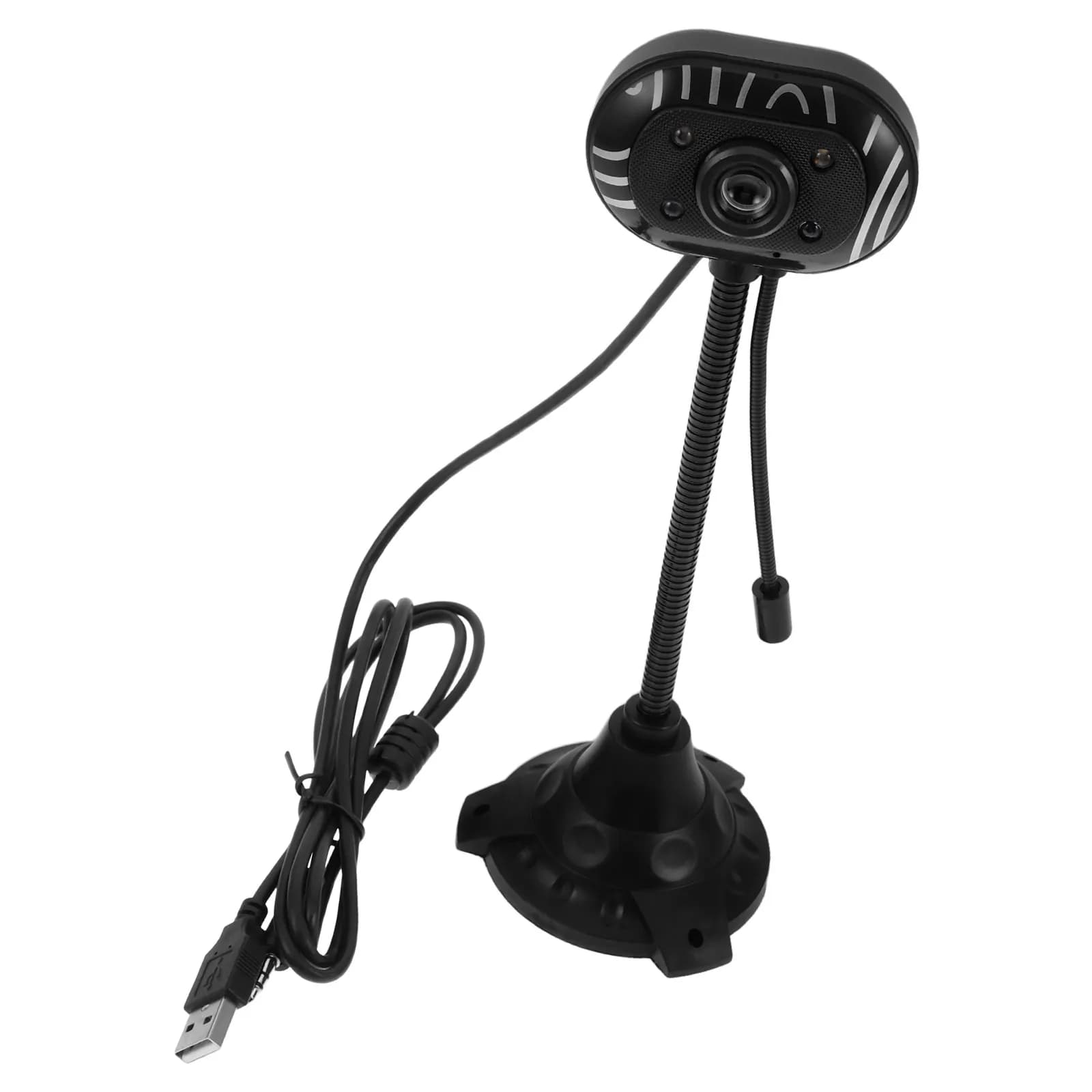 Ultra HD 1080P USB Webcam with Microphone Integrated with Noise Cancellation for Videoconferences, Online Lessons and Directed on Laptop and Desktop