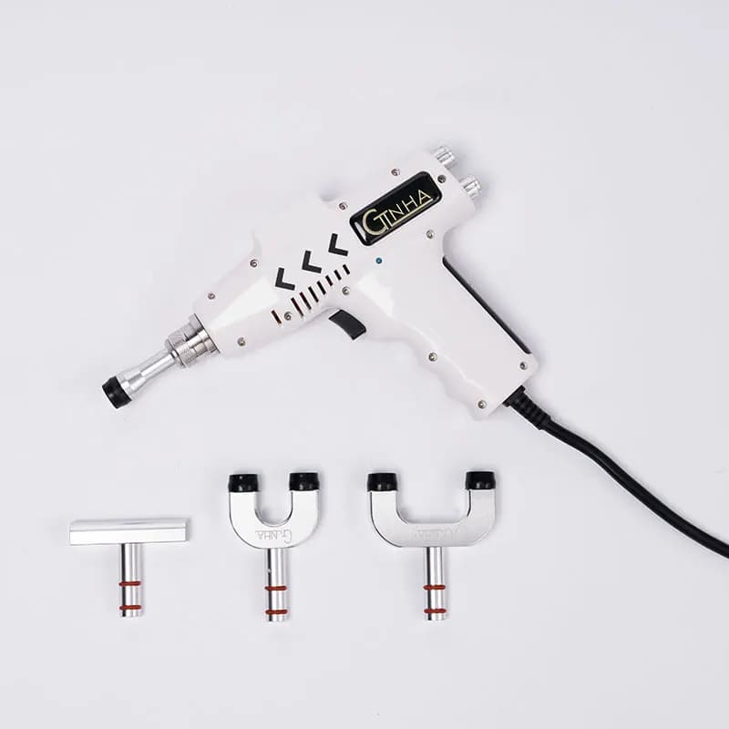 Original Factory HL.ZG-007 Portable Electric Facial Massager Muscle Therapy Gun Machine for Body Application
