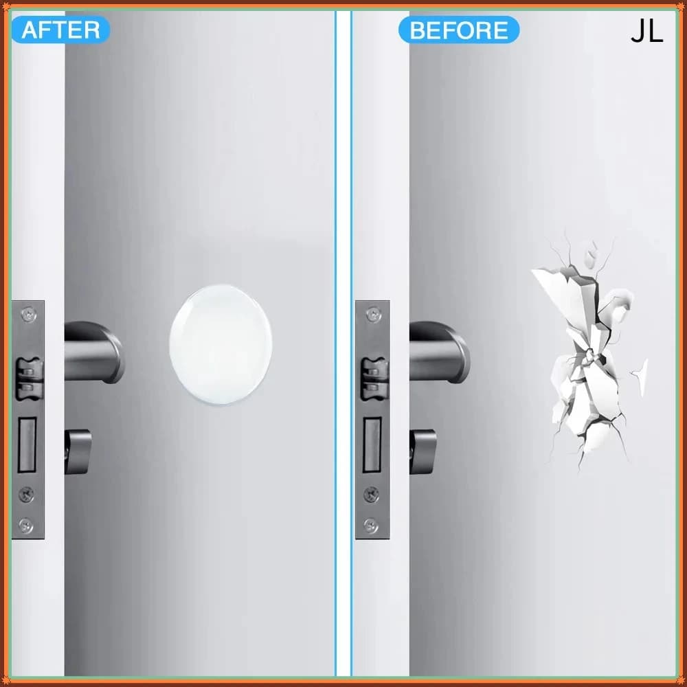 1/5pcs Door Stopper Handle Bumpers Silicone Self Adhesive Mute Anti-Shock Protection Porte Pad Home Decoration Wall Protection