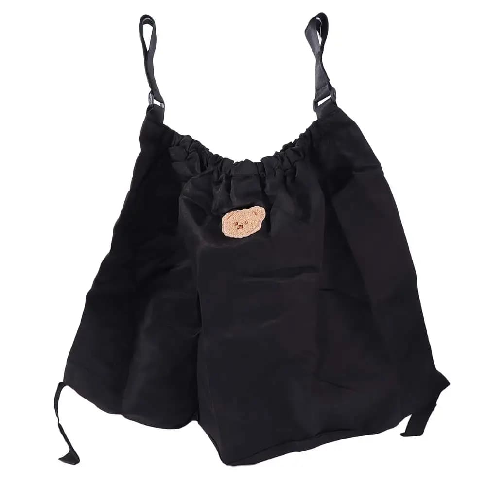 Borsa portaoggetti per passeggino in nylon Borsa per mummia Organizzatore per carrozzina per bambini Borsa per pannolini per bottiglia di latte Borsa portaoggetti per pannolini multifunzionale