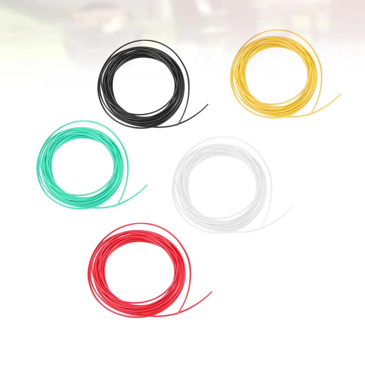 Set of 5 Pieces PLA Filament from 1,75mm for 3D Pen, 5M Length, 3D Printing Charging
