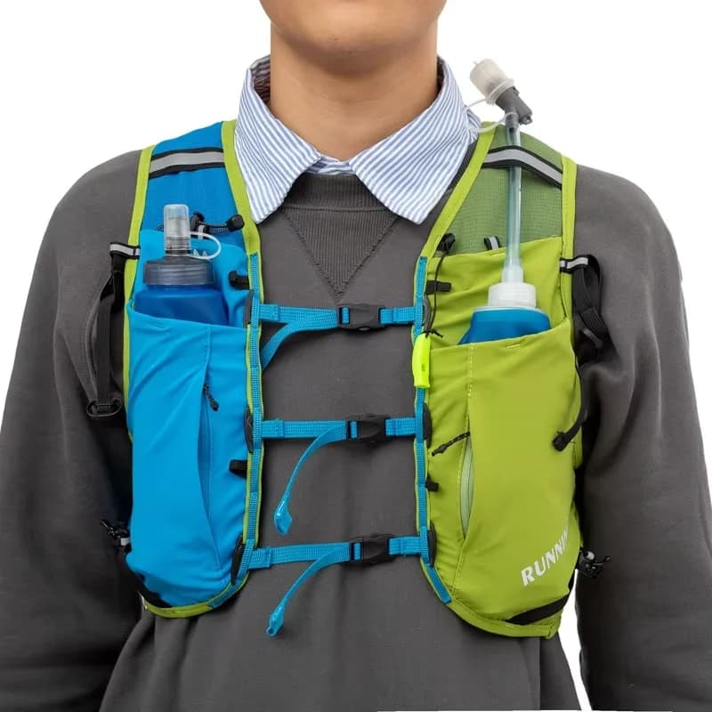 JUNGLE KING Zaino da trail running da 15 litri Zaino leggero per idratazione Zaino per sport all'aria aperta per escursioni in bicicletta Ultra Trail Running