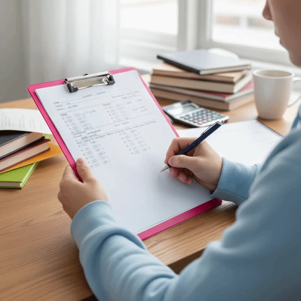 Cartella portadocumenti impermeabile per cancelleria, formato A4, blocco per appunti portatile, cartella per documenti per uso ufficio, materiale scolastico
