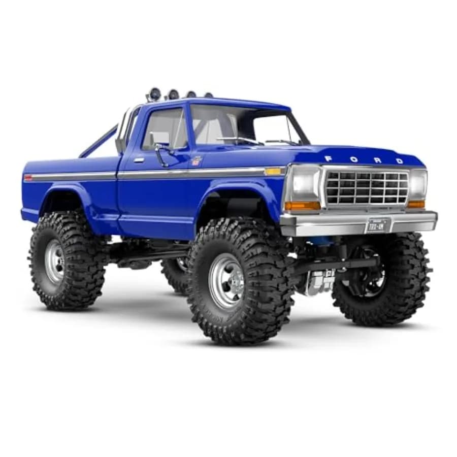 1/18 TRX-4M F-150 Camion cingolato ad alto sentiero con prestazioni fuoristrada Corpo nero Telaio composito durevole Sospensione avanzata