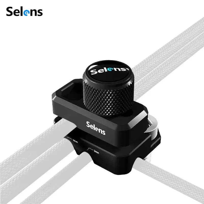Selens Universal Cable Clamp 1/4" Screw HDMI Lock Clip Aluminum Wire Organizer Holder for DSLR Camera Cage Video Monitor