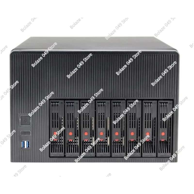 Chassis NAS a 8 dischi Server di archiviazione USB 3.0 Scheda principale Micro ATX Alimentatore 1U Chassis vuoto