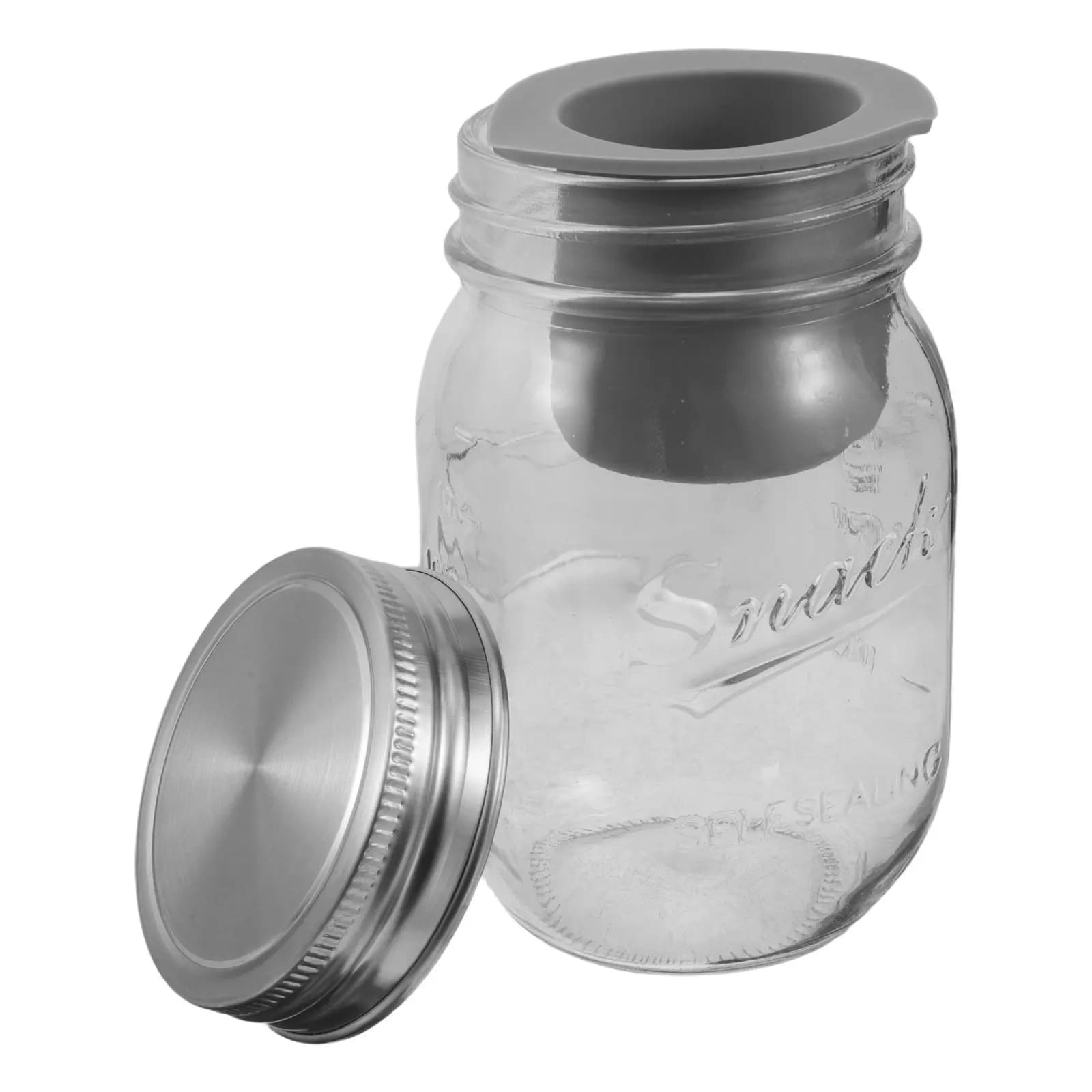 Barattoli in Vetro per Insalata 16 Fl Oz 473.17ml, Contenitori Ermetici per Preparazione Pasti, Ideali per Pranzo, Viaggi e Picnic