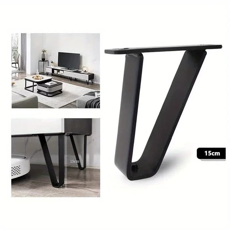 Gambe per mobili coniche in rame Gambe versatili in metallo per cucina Hotel Camera da letto all'aperto Appartamento Home Office Bagno