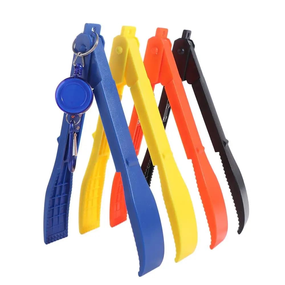 Clip per Cintura con Chiusura a Scatto, Portachiavi, Accessori Portatili per la Pesca, Pinza per la Pesca con Blocco a Leva, Pinze da Pesca, Pinza di Presa