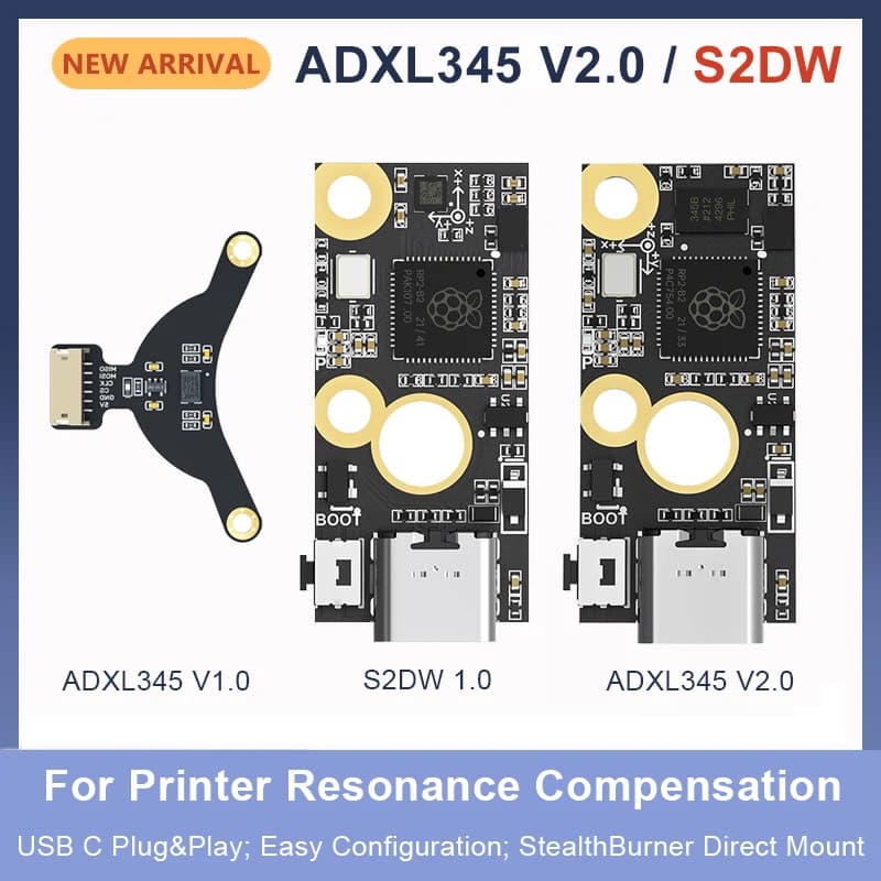BIGTREETECH ADXL345 V2.0 and S2DW credit card for 36 step-by-step engines Klipper Firmware Raspberry Pi Voron 3D printer parts
