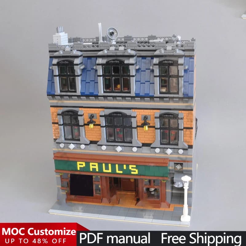 4915 Pezzi di Mattoncini Modulari Personalizzabili MOC, Blocchi da Costruzione Educativi Creativi Fai-da-Te, Regalo per Festival
