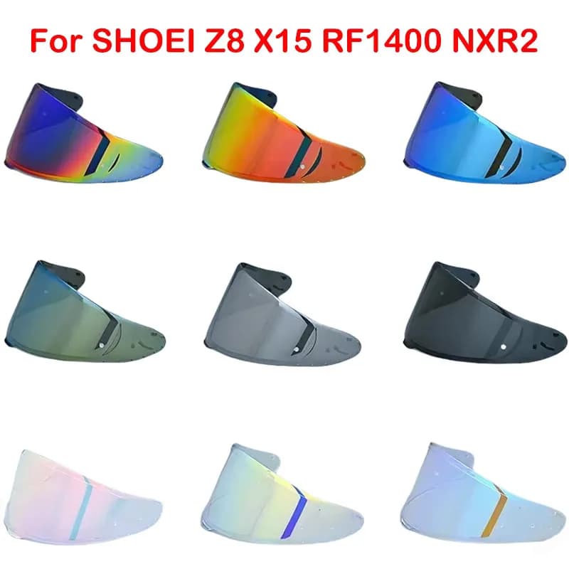Helmet visor for SHOEI Z8 NXR2 RF1400 RF-1400 CWR-F2 CWR-F2R X15 X-Fifteen X-SPR Pro Shield Solar Protection Windscreen Helmet Parts