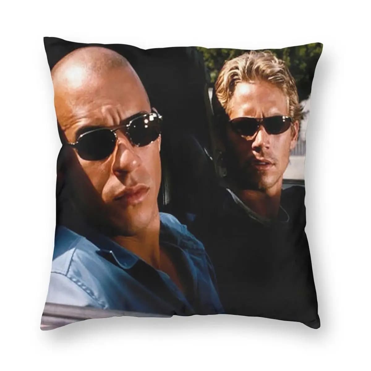 Fast And Furious Movie Square Pillowcase Pillow Cover Cushion Zip Decorative Comfort Throw Pillow for Home Sofa