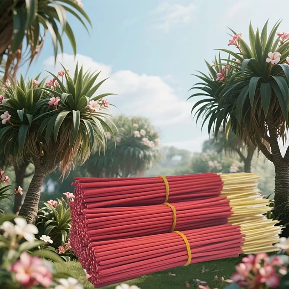 111 Bastoncini d'Incenso Artigianali con Essenza di Dragon Blood Tree, Creando un'Atmosfera Profonda e Meditativa, Lasciando un Senso di Zen, Favorendo la Meditazione e la Contemplazione, e Migliorando la Misteriosa Fragranza Orientale dell'Ambiente