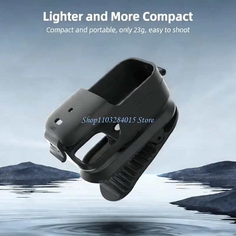R6FF 360 Degree Adjustable Rotatable Action Camera Mount With Quick Release And Universal Clip For Various Attachments
