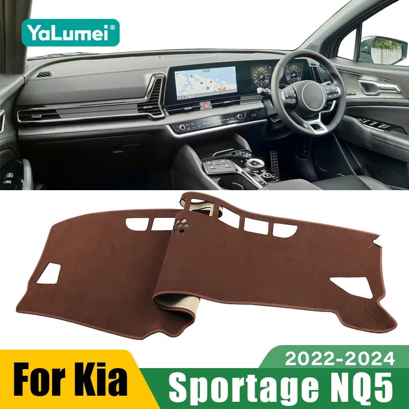 For Kia Sportage NQ5 5 MK5 2022 2023 2024 Hybrid GT Line Car Dashboard Sun Shade Cover Instrument Desk Non-slip Mat Accessories
