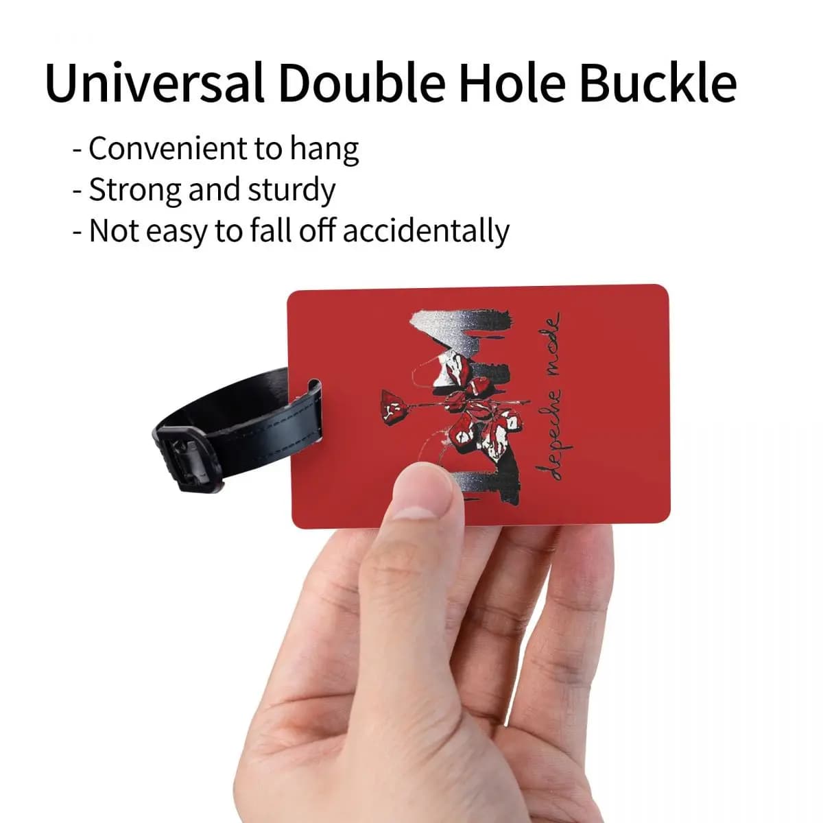 Etichette per Bagagli Depeche Cool Mode Music Violator, Accessori per Valigie, Etichetta per Bagaglio da Viaggio, Porta Etichetta con Nome e Indirizzo