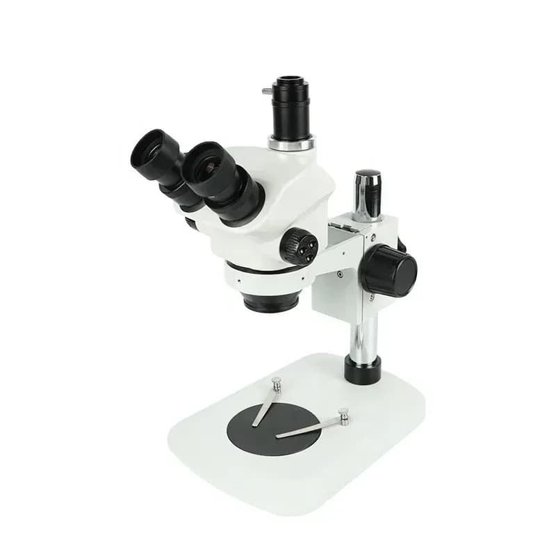 Microscopio Yargle Y-37050 B3 bianco senza schermo LCD Microscopio modello trinoculare automatico Microscopio con zoom stereo