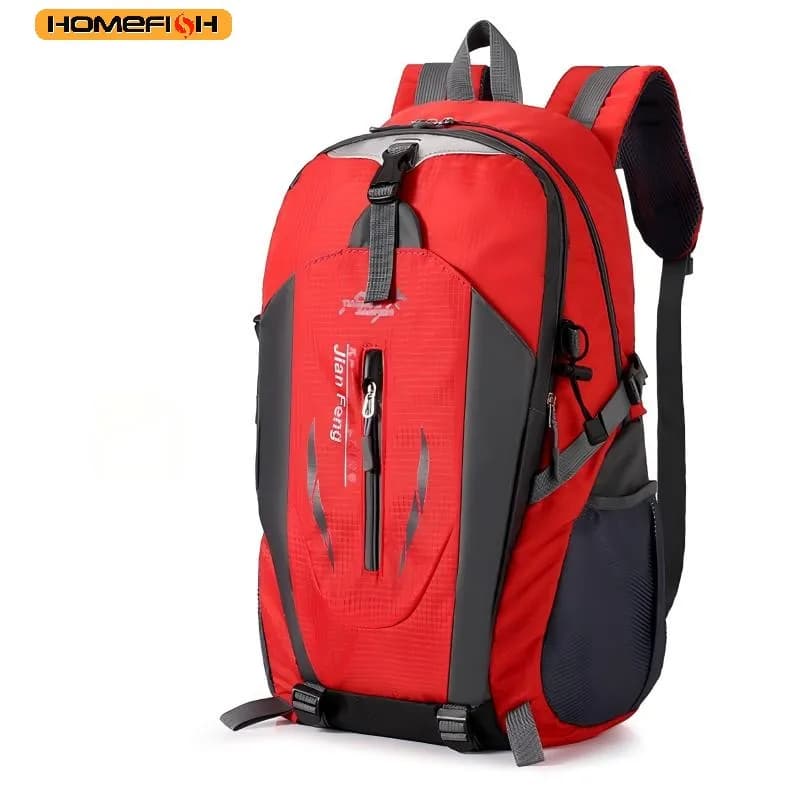 Zaini da viaggio impermeabili in nylon di qualità Borse da viaggio per arrampicata da uomo Zaino da trekking Borsa da scuola per sport all'aria aperta Zaino da uomo da donna