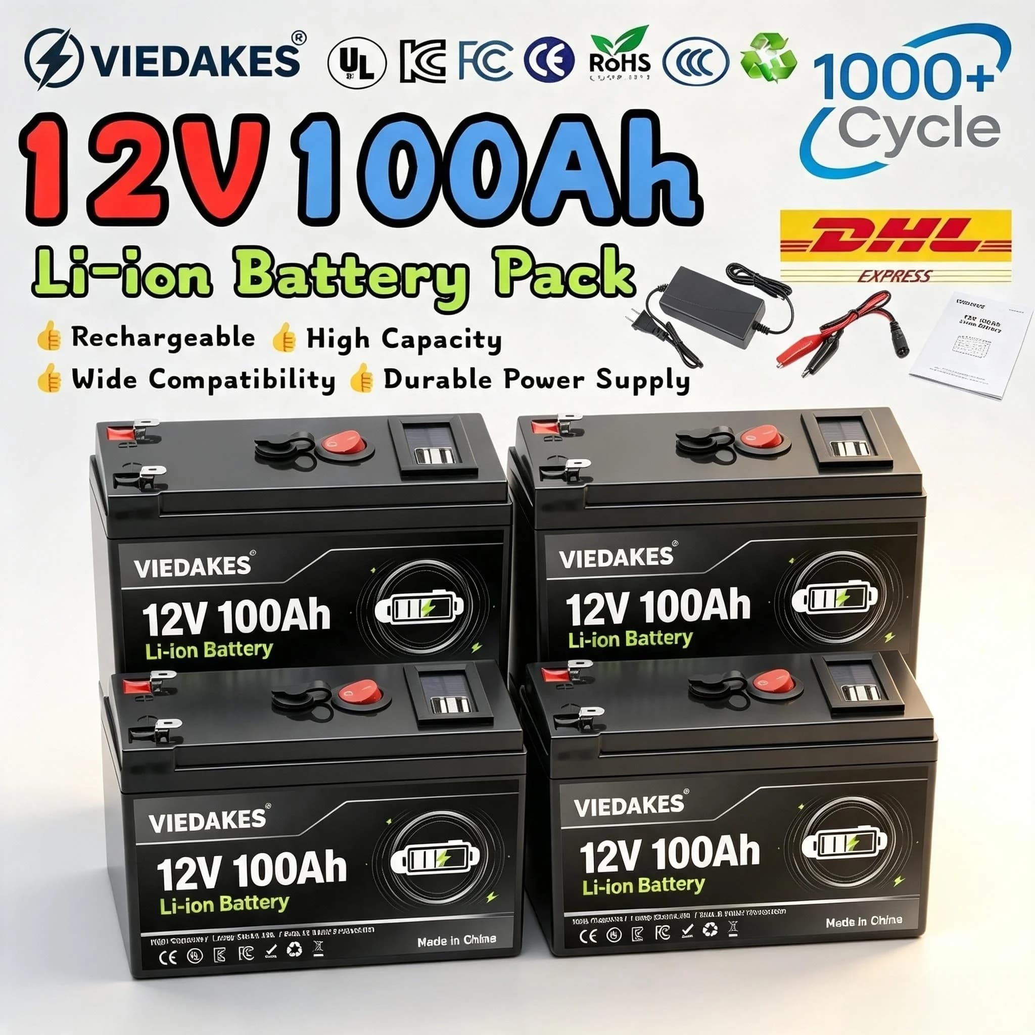 21Ah 12V 3S7P Rechargeable Battery Pack, for Home Security CCTV Backup Power, CE RoHS Certified Low Self-discharge
