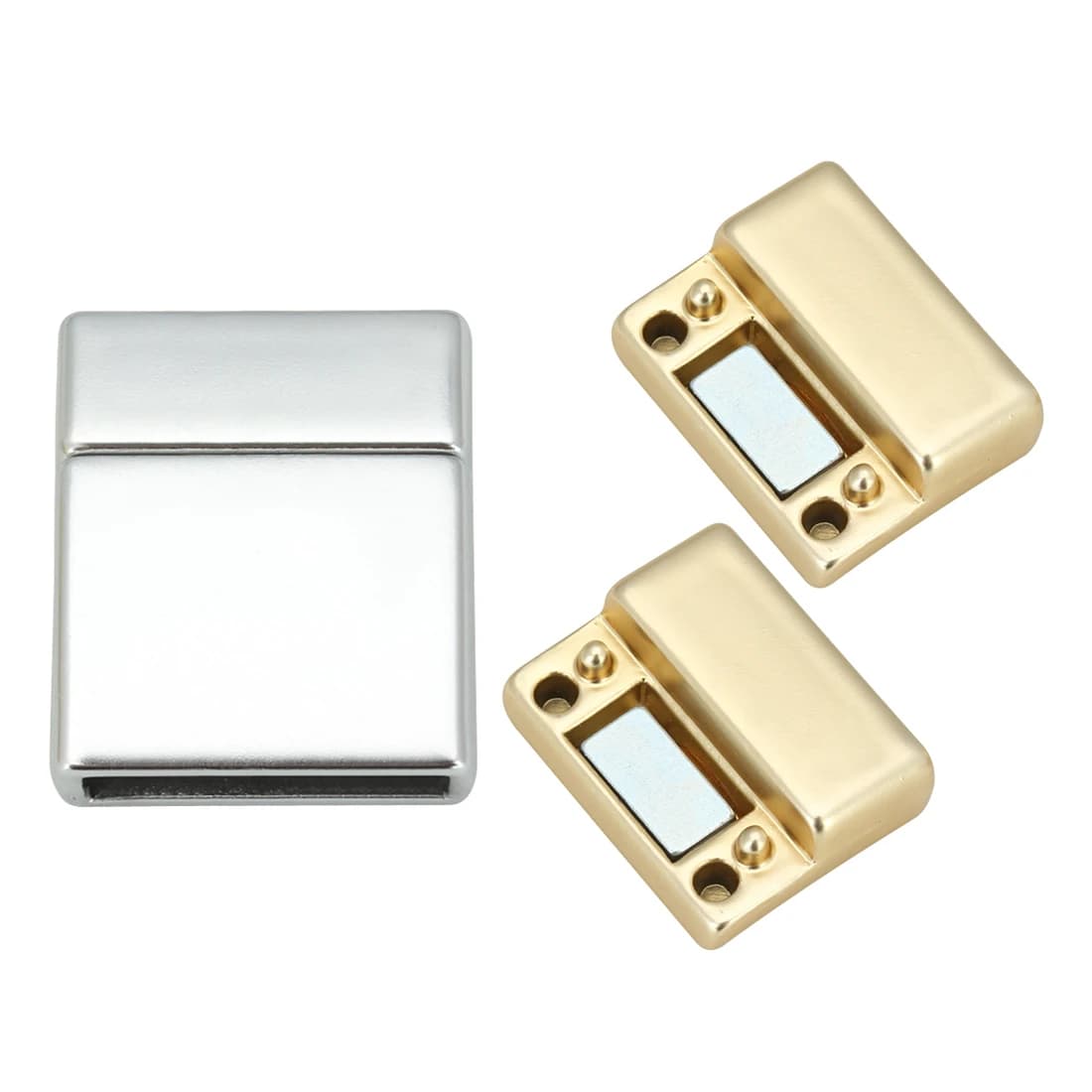 5-10 pz/lotto Chiusure Magnetiche in Lega per Cordoncini in Pelle, Connettori per Creazione Gioielli Fai da Te, Accessori per Braccialetti