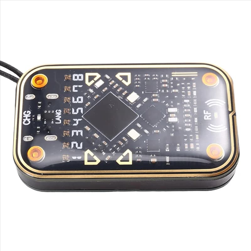 Emulatore lettore di chip intelligente RFID Chameleon Ultra V2.0 + portachiavi 6Xcuid 125Khz 13,56Mhz Decodifica scheda Duplicatore NFC