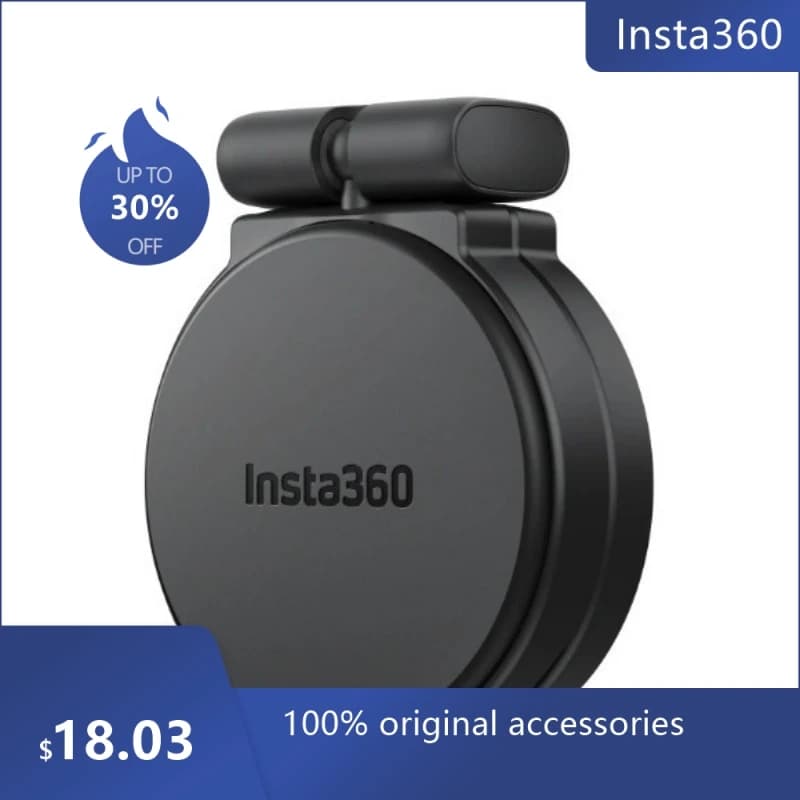 Insta360 GO 3 / GO 3S Supporto magnetico + nano adesivo | Flessibile 360 ° Giunto sferico | Supporto per fotocamera compatto