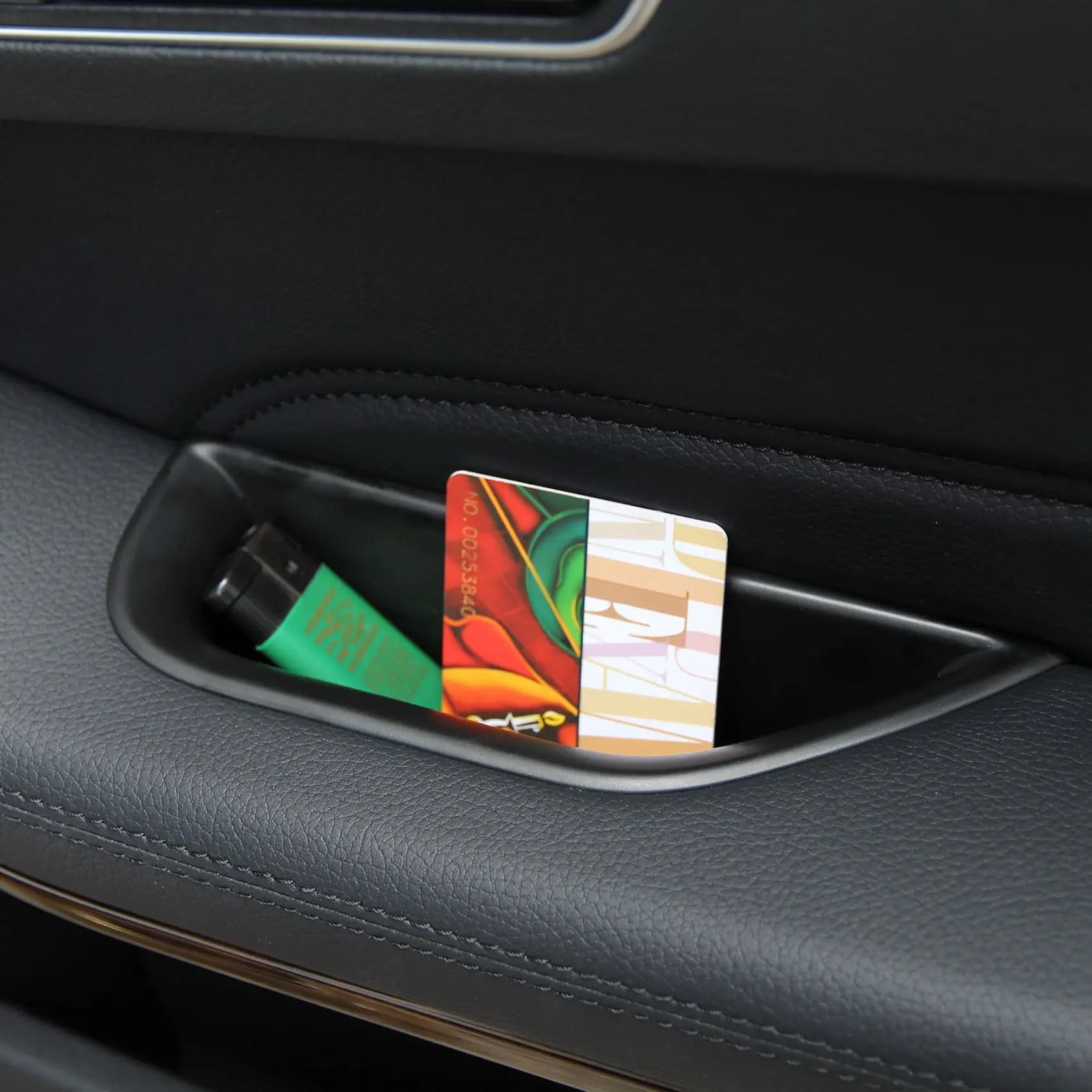 Per Mercedes Benz Classe E W212 2008-2015, Contenitore Portaoggetti per Maniglia Porta, Vassoio Organizer per Auto - A61E