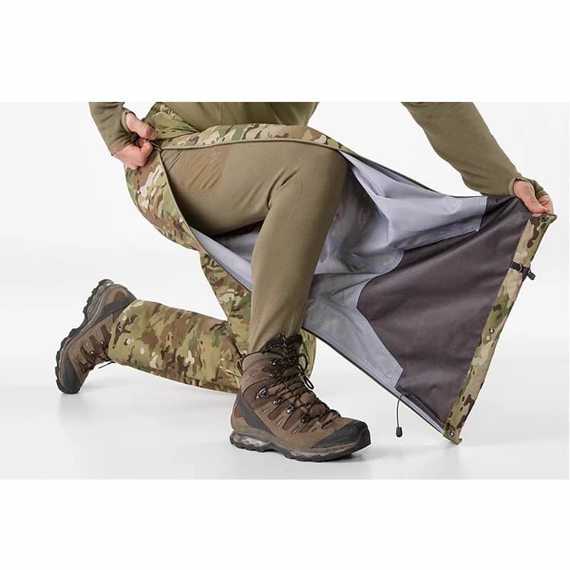 LEA ALPHA GEN2 Pantaloni da trekking con cerniera laterale per esterni Guscio rigido antipioggia, impermeabile, traspirante per uomo e donna