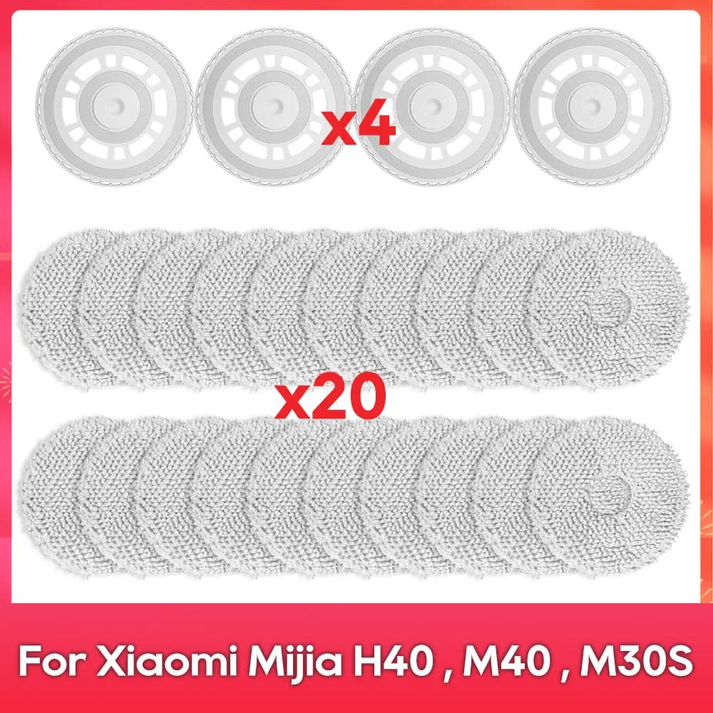 Compatibile con (Xiaomi Mijia H40 / M30S / M40) Supporto per Mocio Accessorio per Robot Aspirapolvere