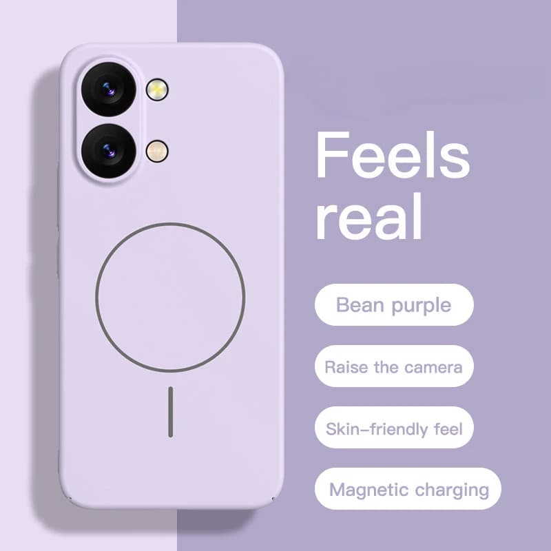 Premium Skin Feel Matte Silicone For Magsafe Phone Case For Xiaomi POCO X8 Pro Max Wireless Charging Protector Cover Funda Coque
