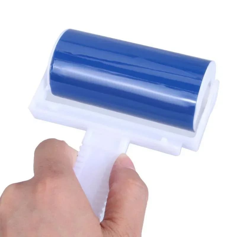 1 pz rullo di tamburo dispositivo di depilazione appiccicoso detergente spazzola di pulizia strumento portatile filtro antipolvere lavabile