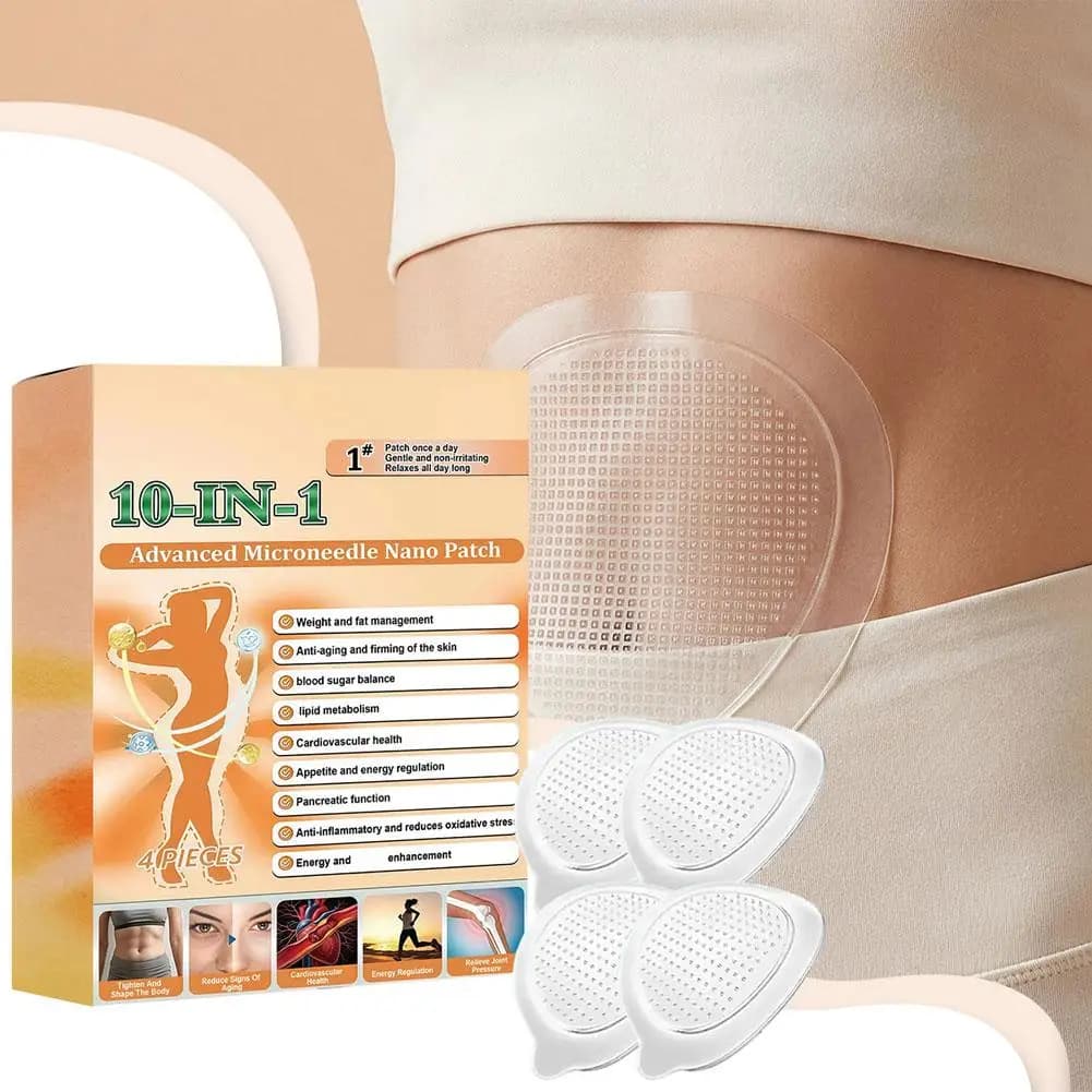 Patch Avanzato con Nano Microaghi per Rassodare la Pelle, Adesivo Professionale per la Cura della Linea Corporea, Patch Quotidiano per la Perdita di Peso