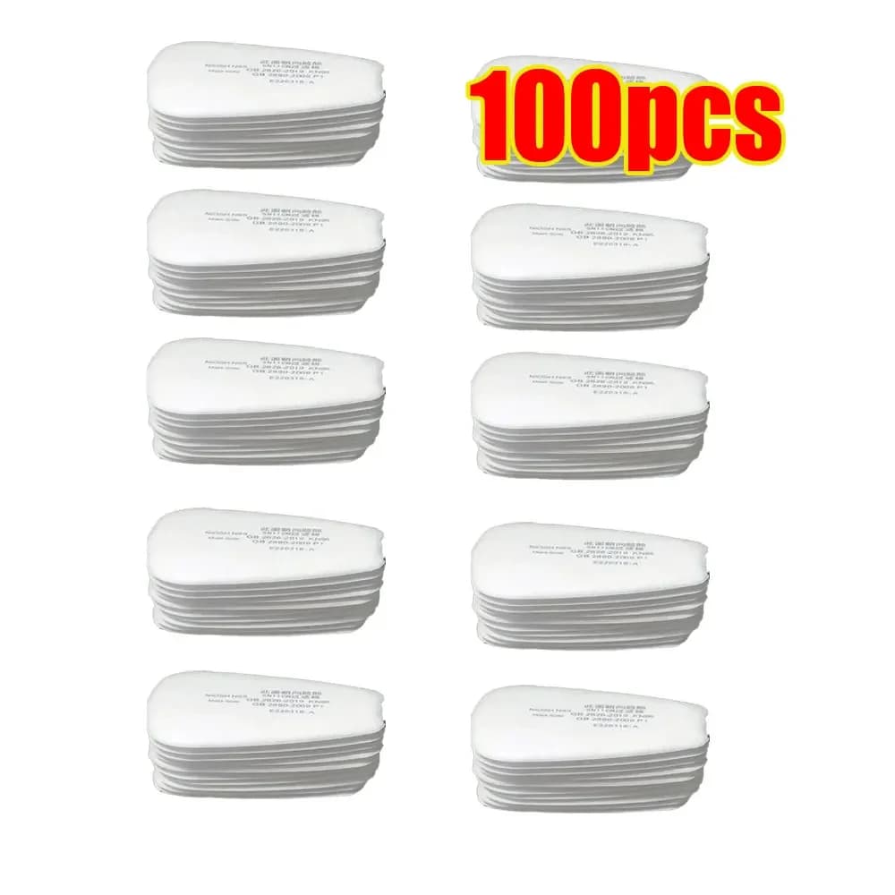 Particulate filter for dust 20-10Pack 5N11 Pre-filters Replaceable cotton filter for dustproof gas mask 6000/7000 Chemical breather