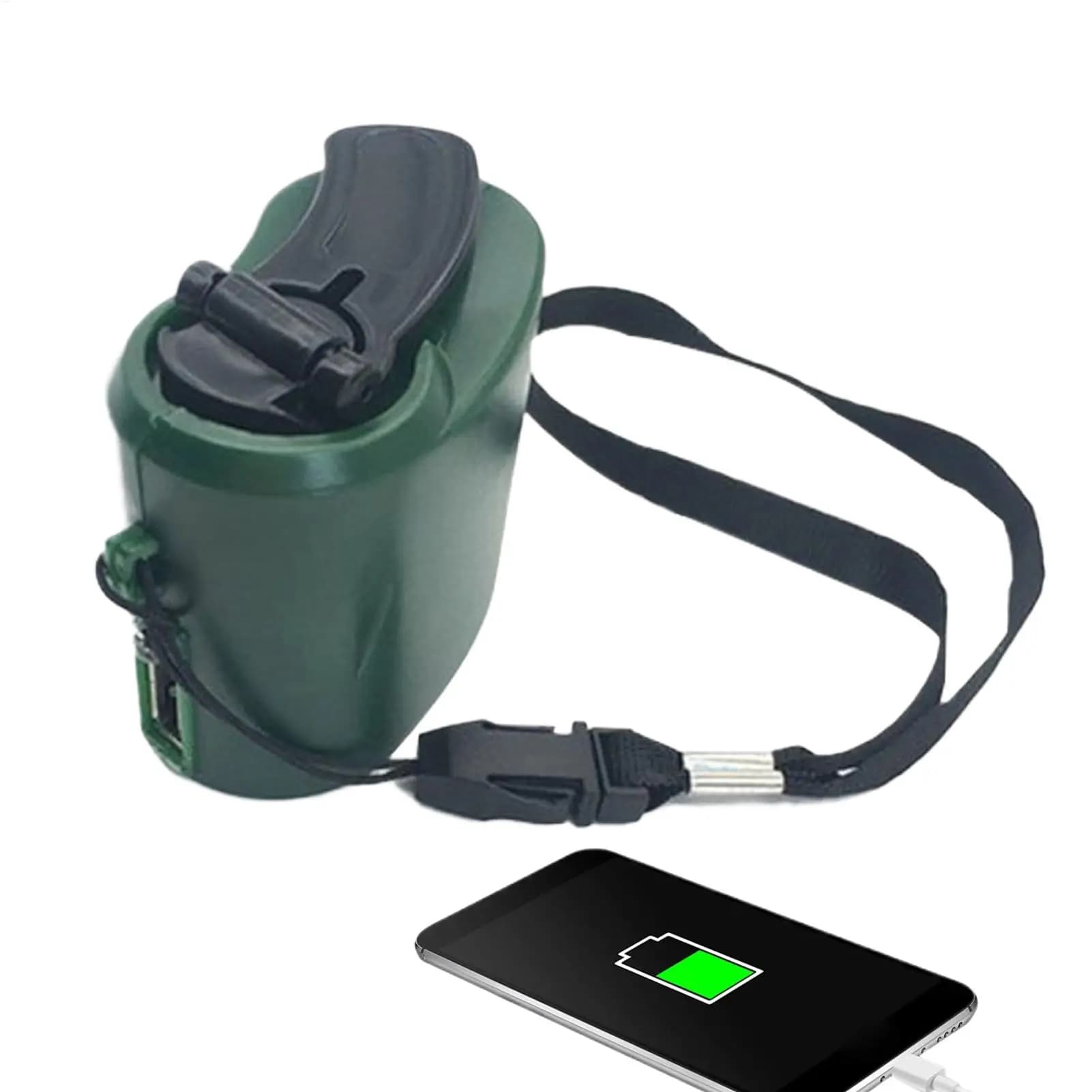 Hand Crank Cell Phone Charger Cellphone Power Supply Backpacking Cellphone Charger for Camping Home Survival Preparedness Outage