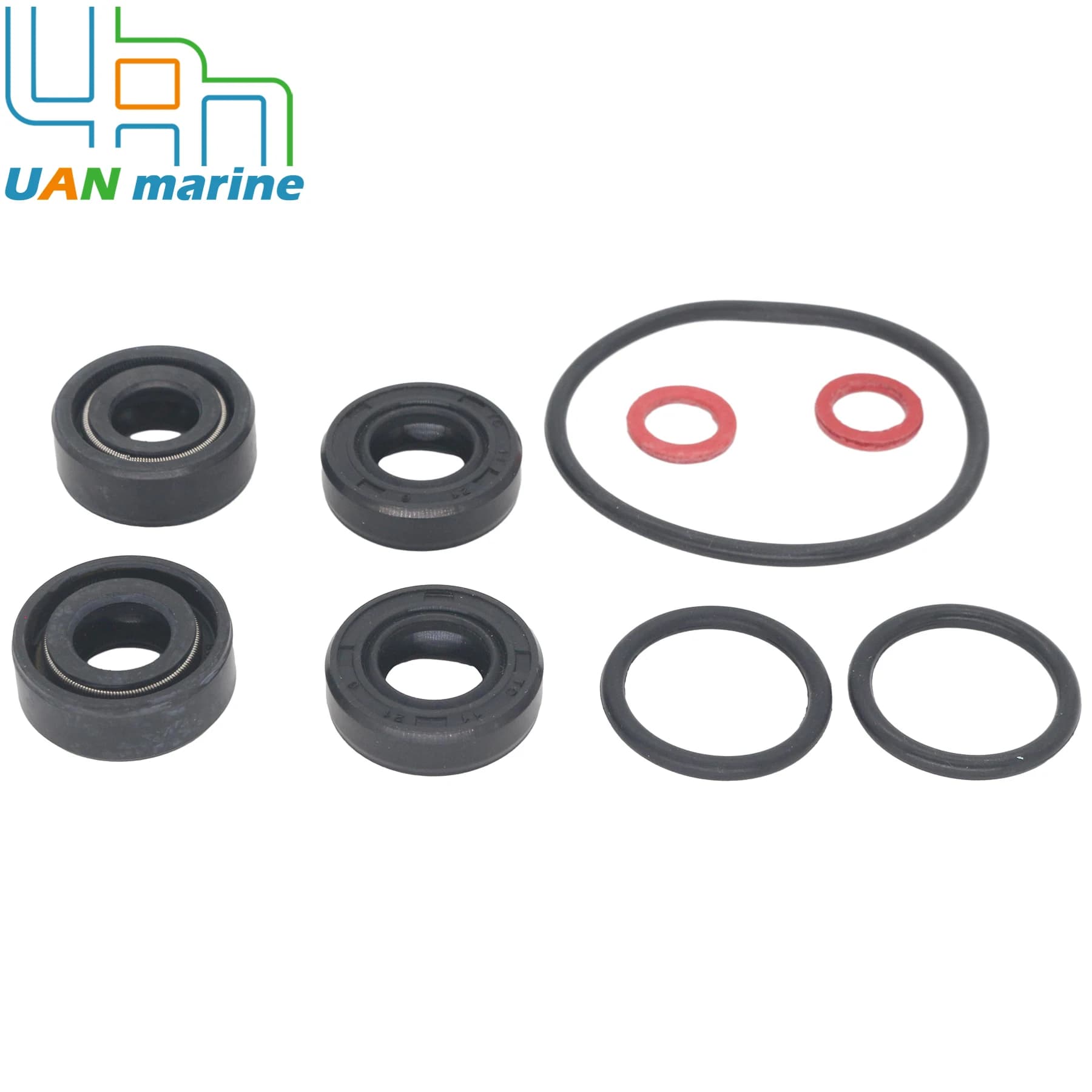 6A1-W0001-23 Gearcase Lower Unit Seal Kit Fits for Yamaha 2HP 1989-2002 Marine Outboard Motor Replace 813500M 6GD-W0001-20