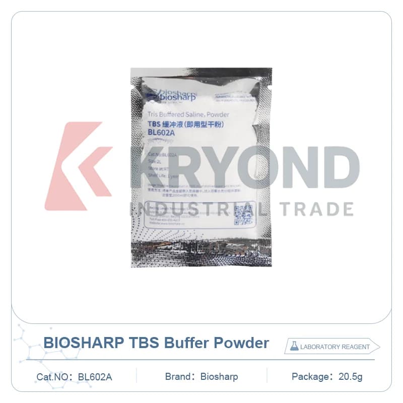 Biosharp BL602A Tris Buffered Saline TBS Powder Laboratory Use 2L Buffer Solution for Western Blotting ELISA Protein Analysis