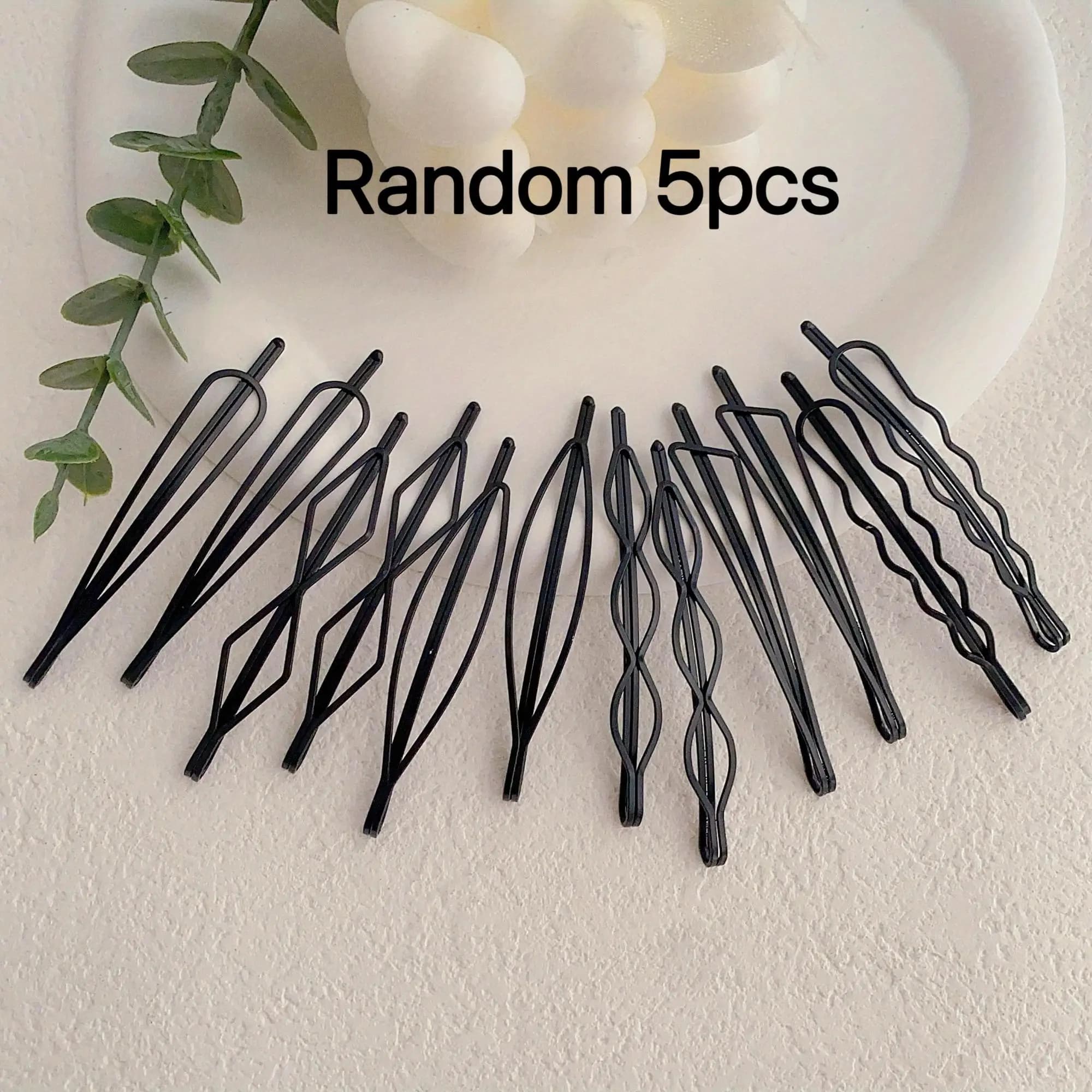Set di 5 fermagli e forcine per capelli da donna, perfetti per acconciature con frangia e decorazioni per l'acconciatura quotidiana