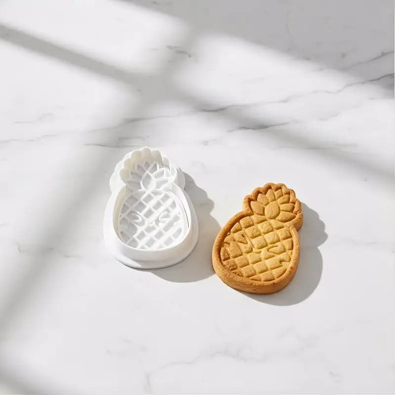 Set di Stampi in Plastica Riutilizzabili per Orecchini in Argilla Polimerica Fatti a Mano e Creazioni Fai-da-Te, Forme di Ananas Estivo