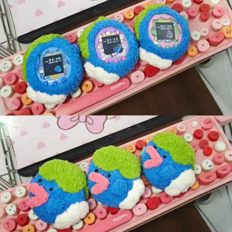 Tamagotchi Cute Paradise Custodia protettiva Fatta a mano Uncinetto Tessitura Guscio protettivo Accessori protettivi Personalizzati